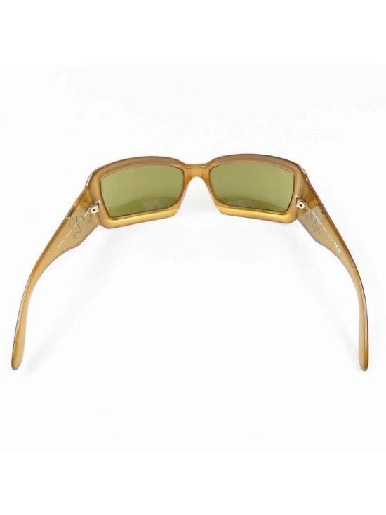 Chanel CC Vintage Logo Mother of Pearl Sunglasses 6022-Q Brown Amber main image 6